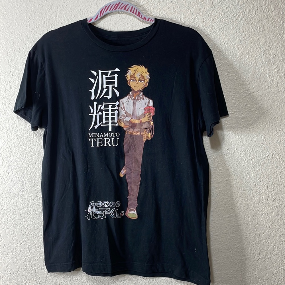 Hoodie Two Sleeves Toilet-Bound Hanako-Kun Minamoto Teru Tee Shirt. Size M.